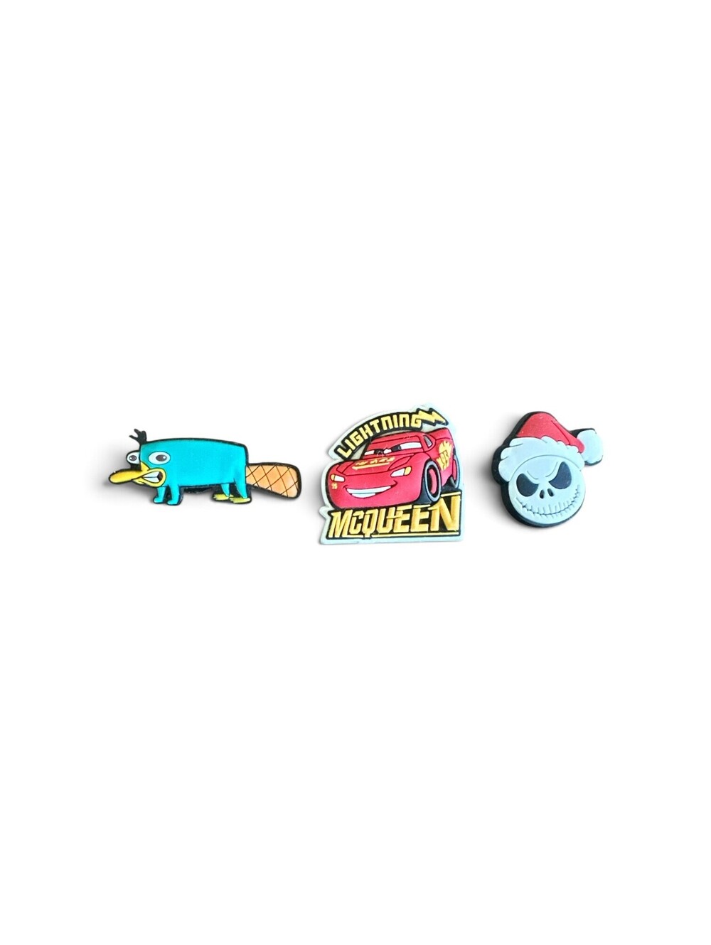 Disney Jibbitz Shoe Charms Lot Perry Lightning McQueen Cars Jack Skellington2011